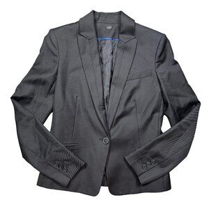 Comptoir des Cotonniers Black Women's Office Blazer Suit Jacket Size US XX-Small